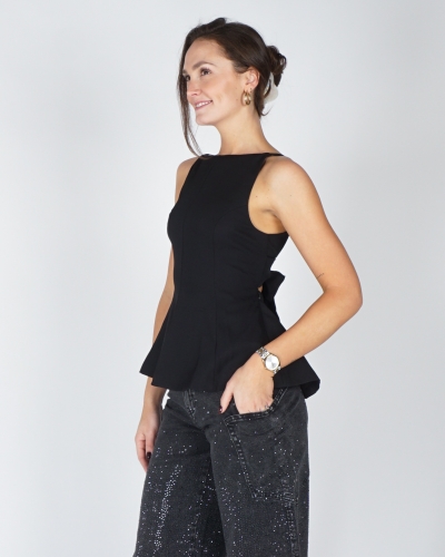 STRUCTURE TOP AGAPE ZWART