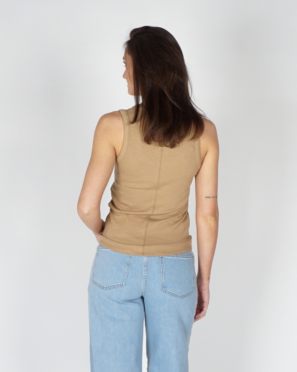 GERIBD SINGLET TOP BEIGE