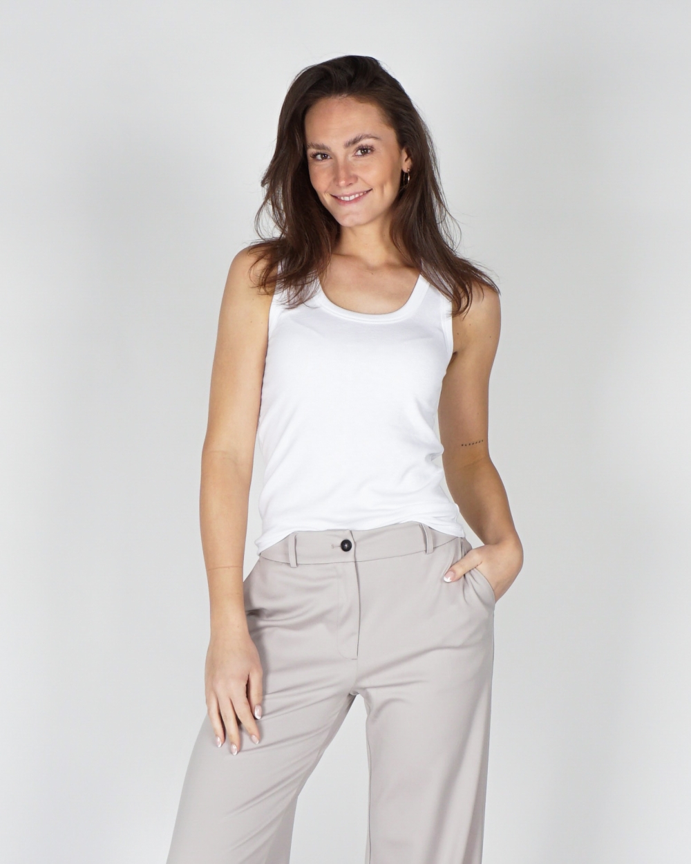 GERIBD SINGLET TOP WIT
