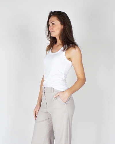 YAYA GERIBD SINGLET TOP WIT