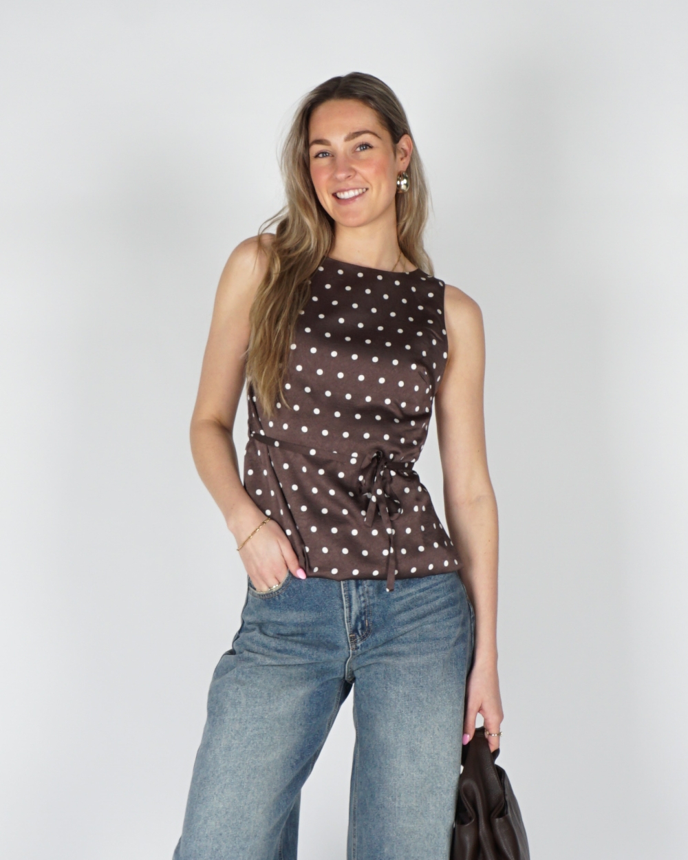 POLKA DOT TOP NASSA BRUIN