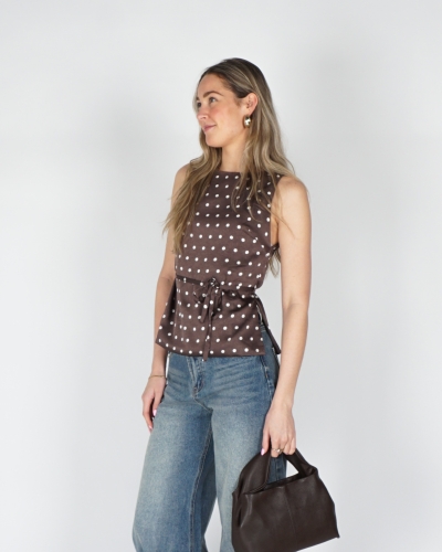 POLKA DOT TOP NASSA BRUIN