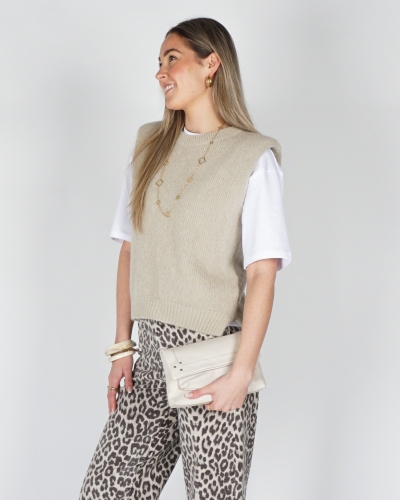 Gossip 7696 GEBREIDE SPENCER TOP