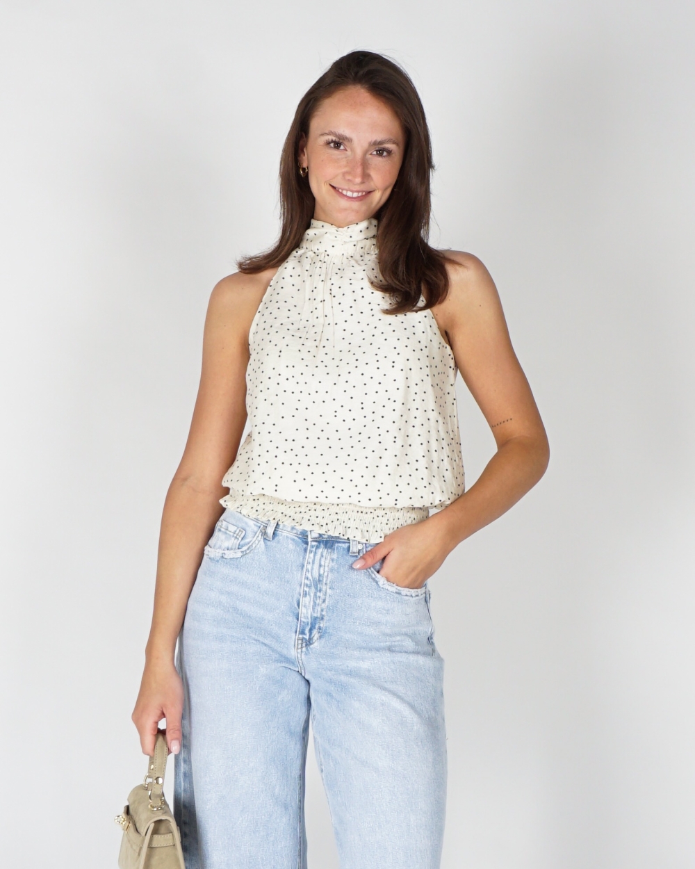 DOT TOP JOS ECRU