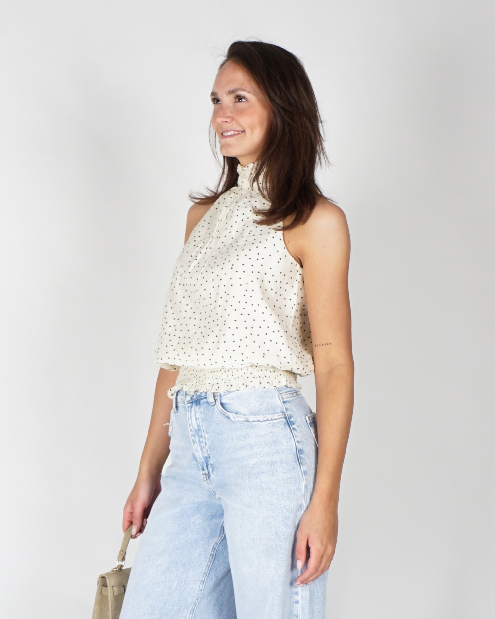 DOT TOP JOS ECRU
