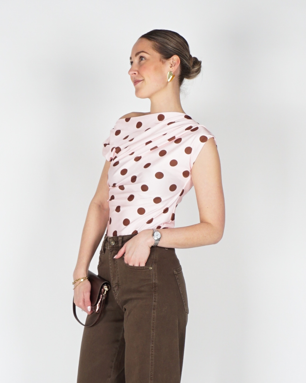 POLKADOT TOP LICHTROZE