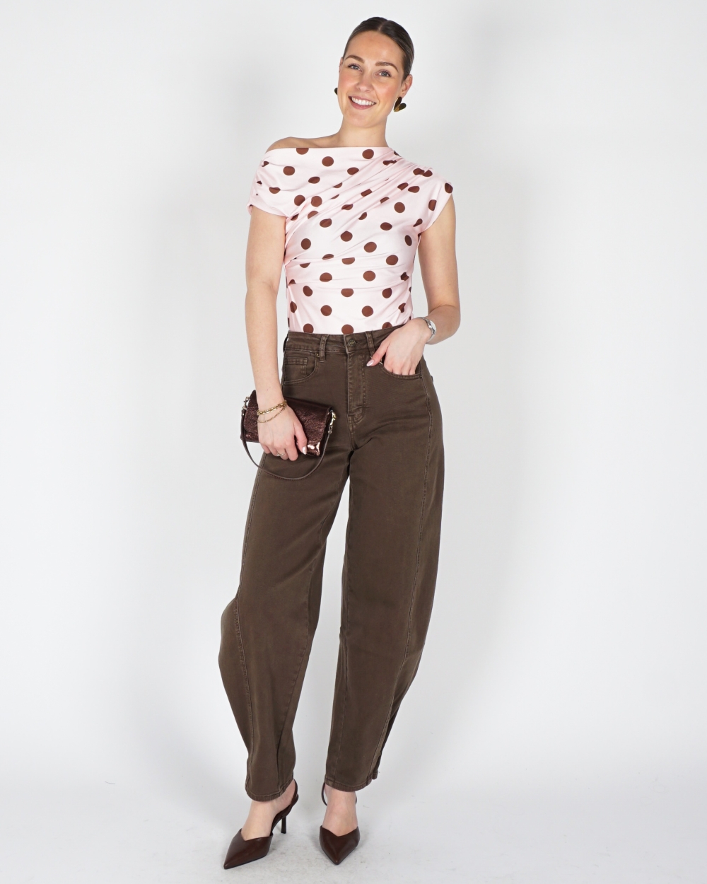POLKADOT TOP LICHTROZE