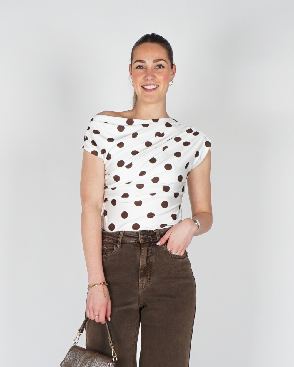 POLKADOT TOP WIT
