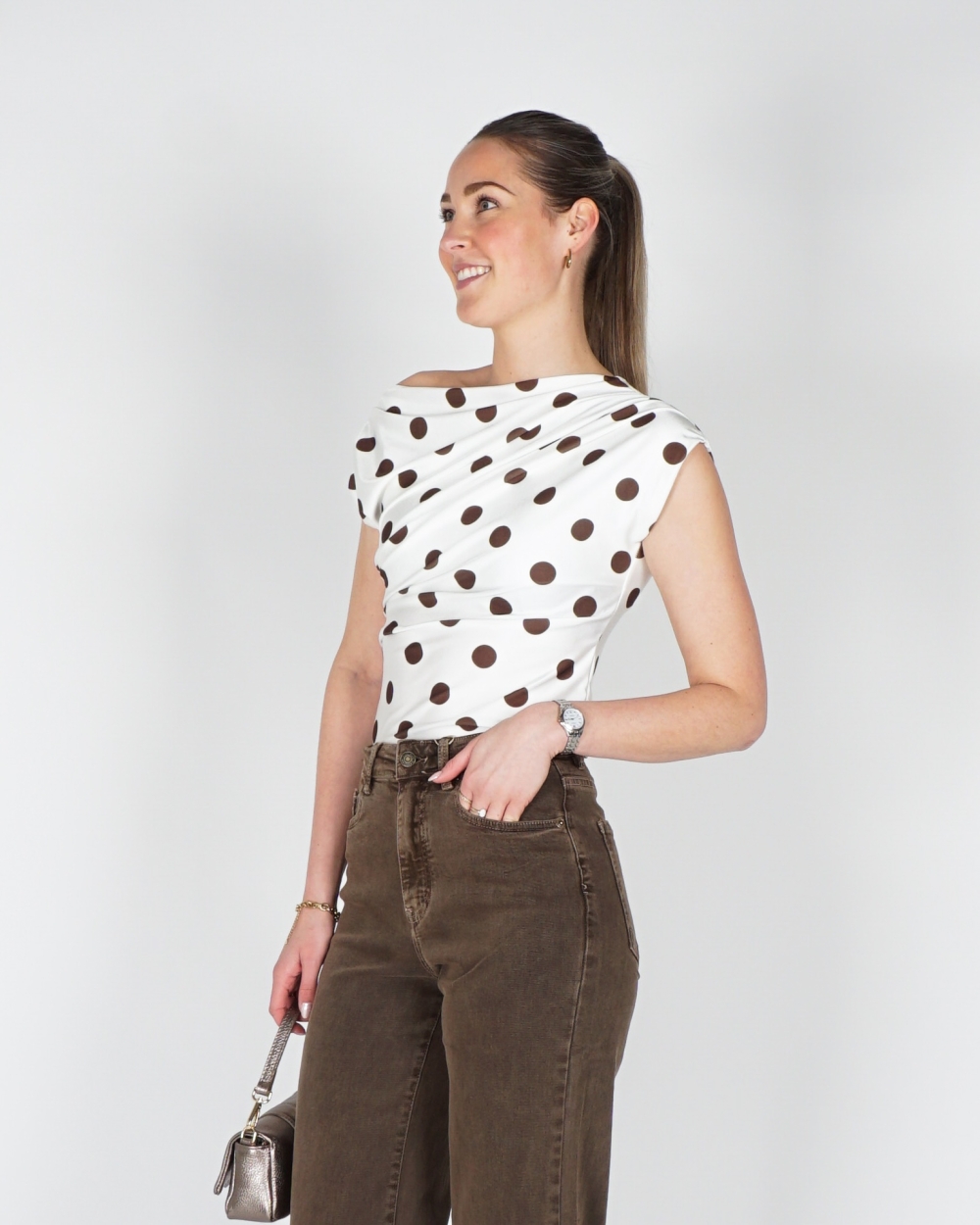 POLKADOT TOP WIT