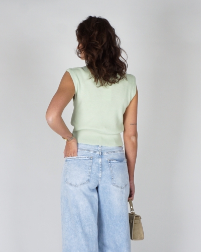 SPENCER TOP MINTGROEN