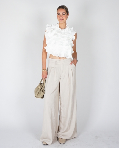 RUFFLE TOP LISA WIT