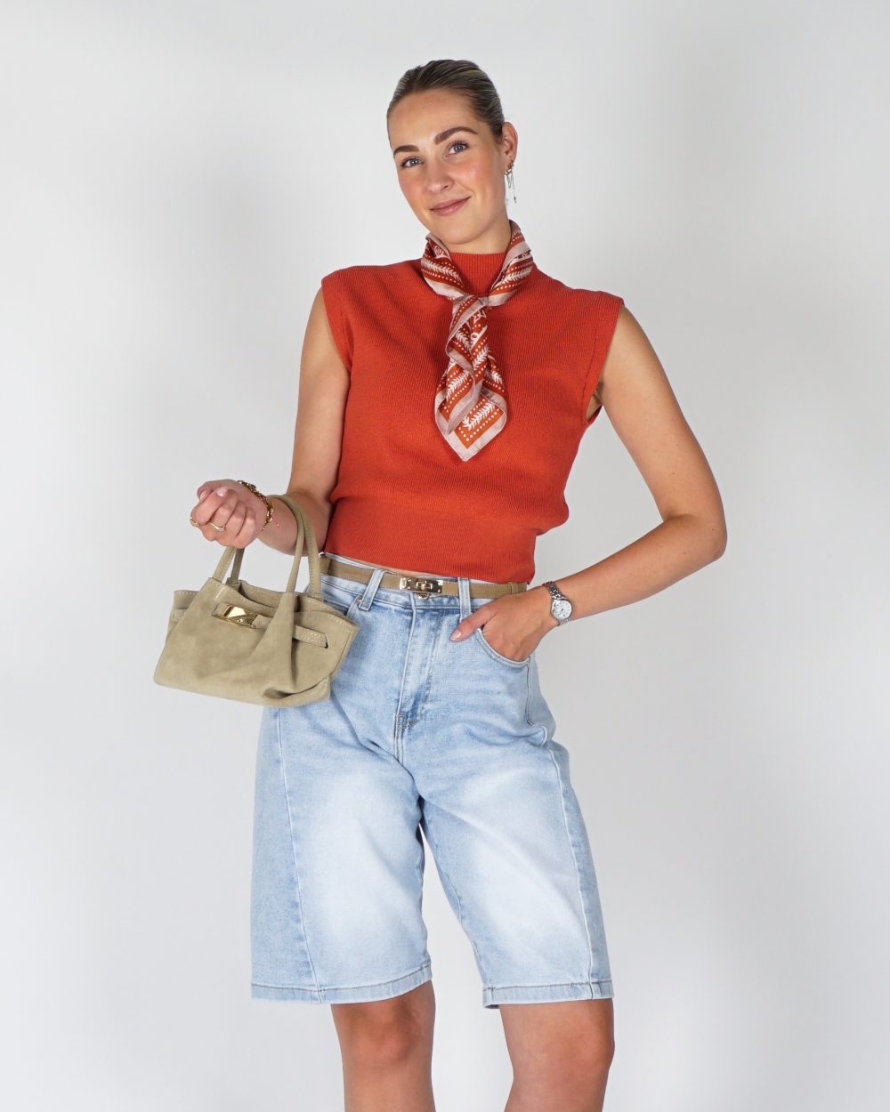 SPENCER TOP TERRACOTTA