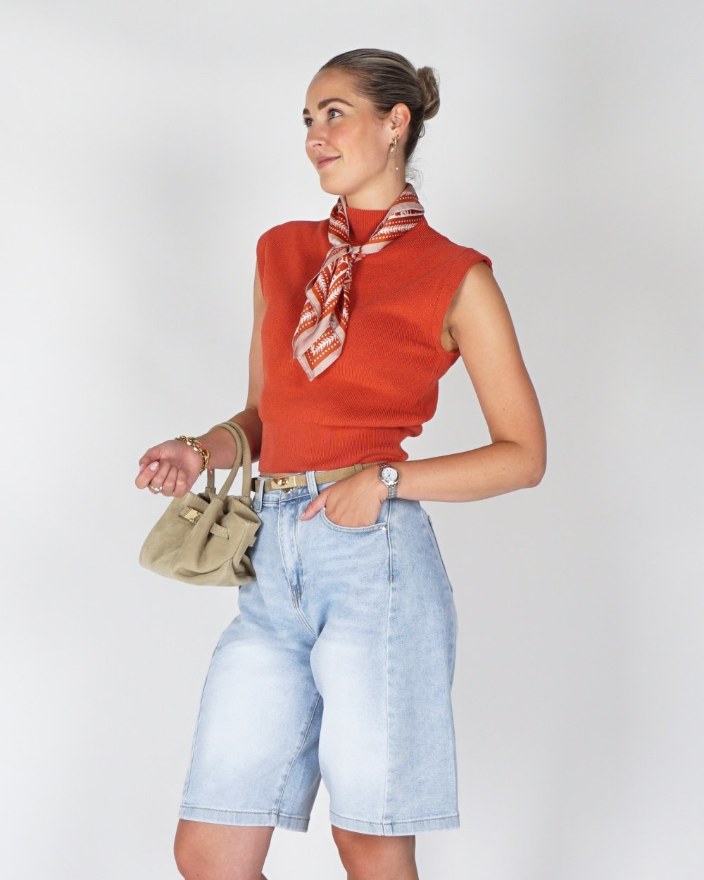 SPENCER TOP TERRACOTTA