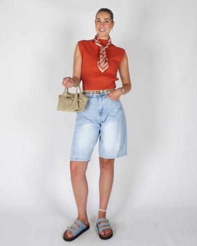 SPENCER TOP TERRACOTTA