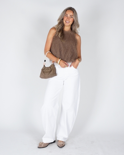 FLUFFY TOP TAUPE