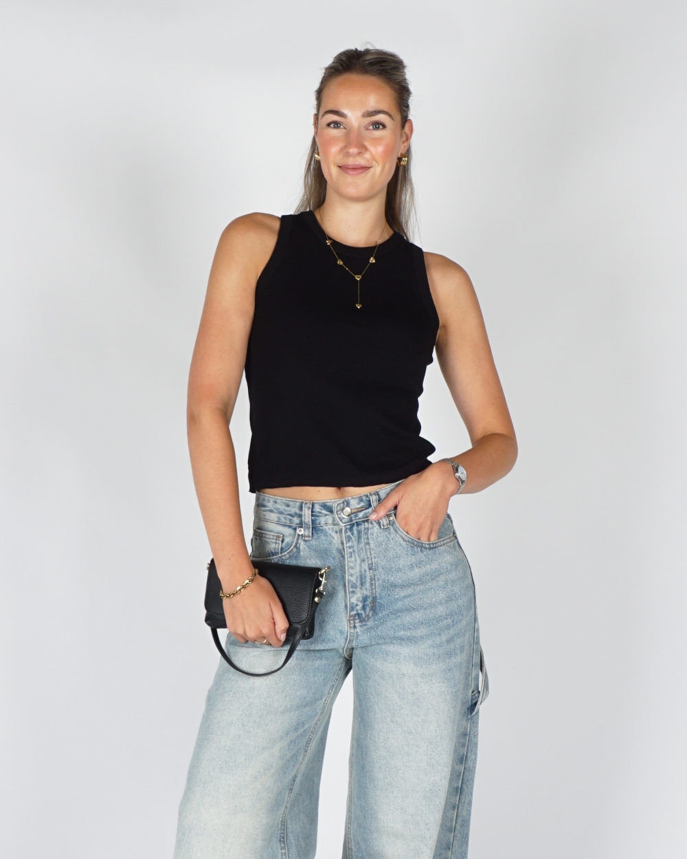 BASIC TOP ZWART