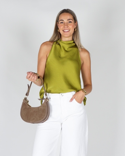 Gossip 70687 HOOGGESLOTEN TOP MET STRIK