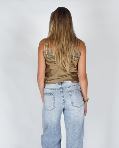 Gossip TOP MET KANT LOU Goud