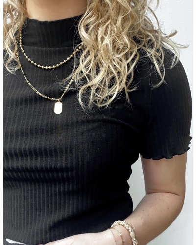 Only EMMA TOP ZWART