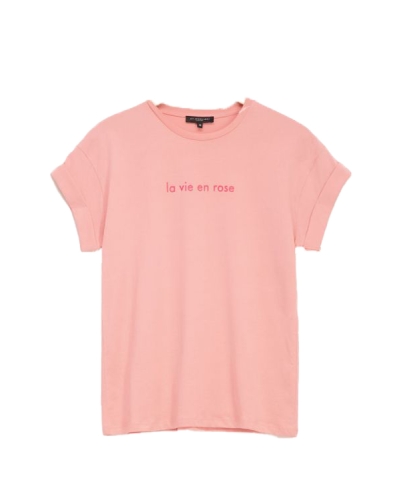 My Jewellery T-SHIRT LA VIE EN ROSE ROZE