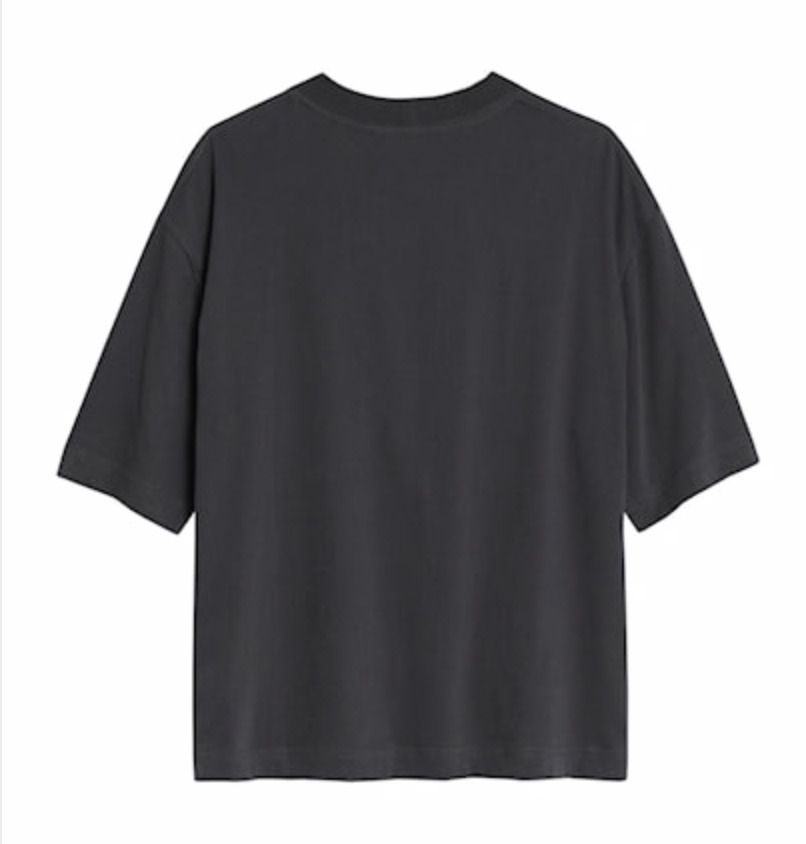 T-SHIRT SLOW DOWN ZWART