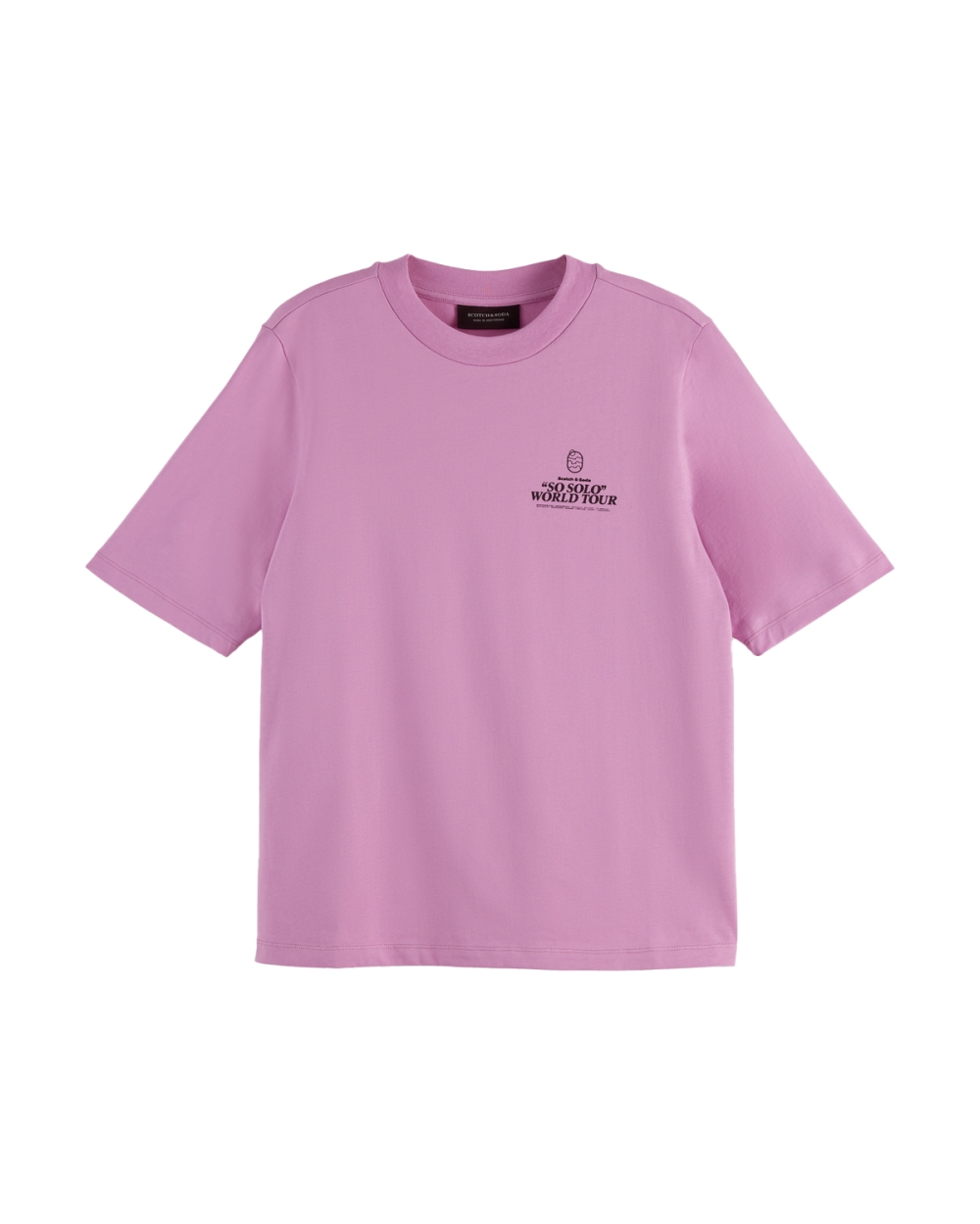 REGULAR FIT T-SHIRT LILA
