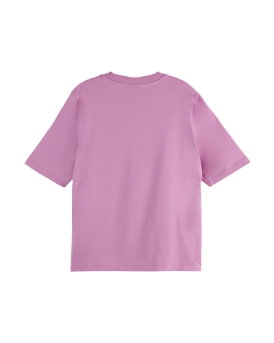 REGULAR FIT T-SHIRT LILA