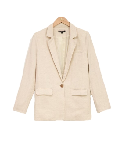 My Jewellery BEIGE BLAZER LINNEN LOOK