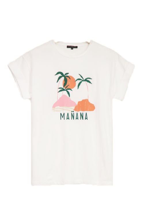 T-SHIRT MANANA WIT