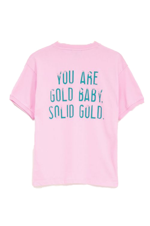 T-SHIRT SOLID GOLD ROZE