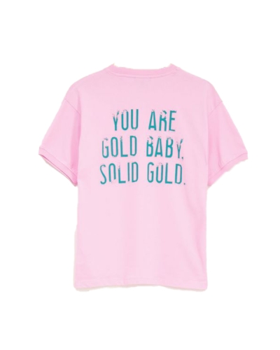 T-SHIRT SOLID GOLD ROZE