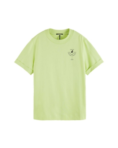 Scotch & Soda SCOTCH & SODA RELAXED FIT TEE WITH CORE GRAPHIC