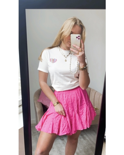 Gossip T-SHIRT MET PRINT