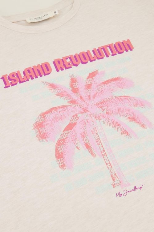 ISLAND REVOLUTION T-SHIRT BEIGE