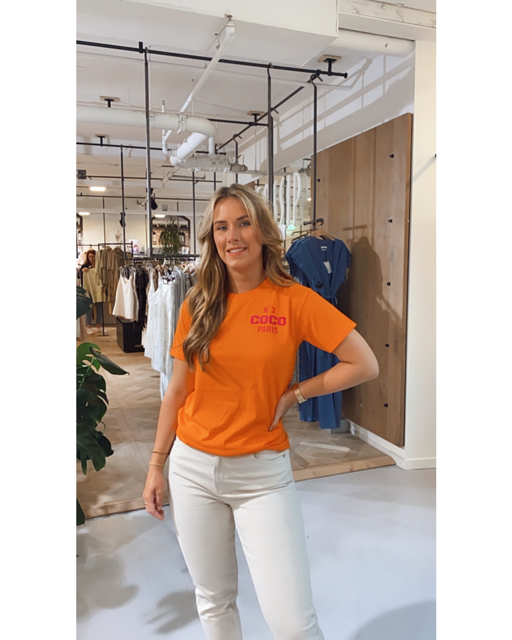 SHIRT COCO ORANJE