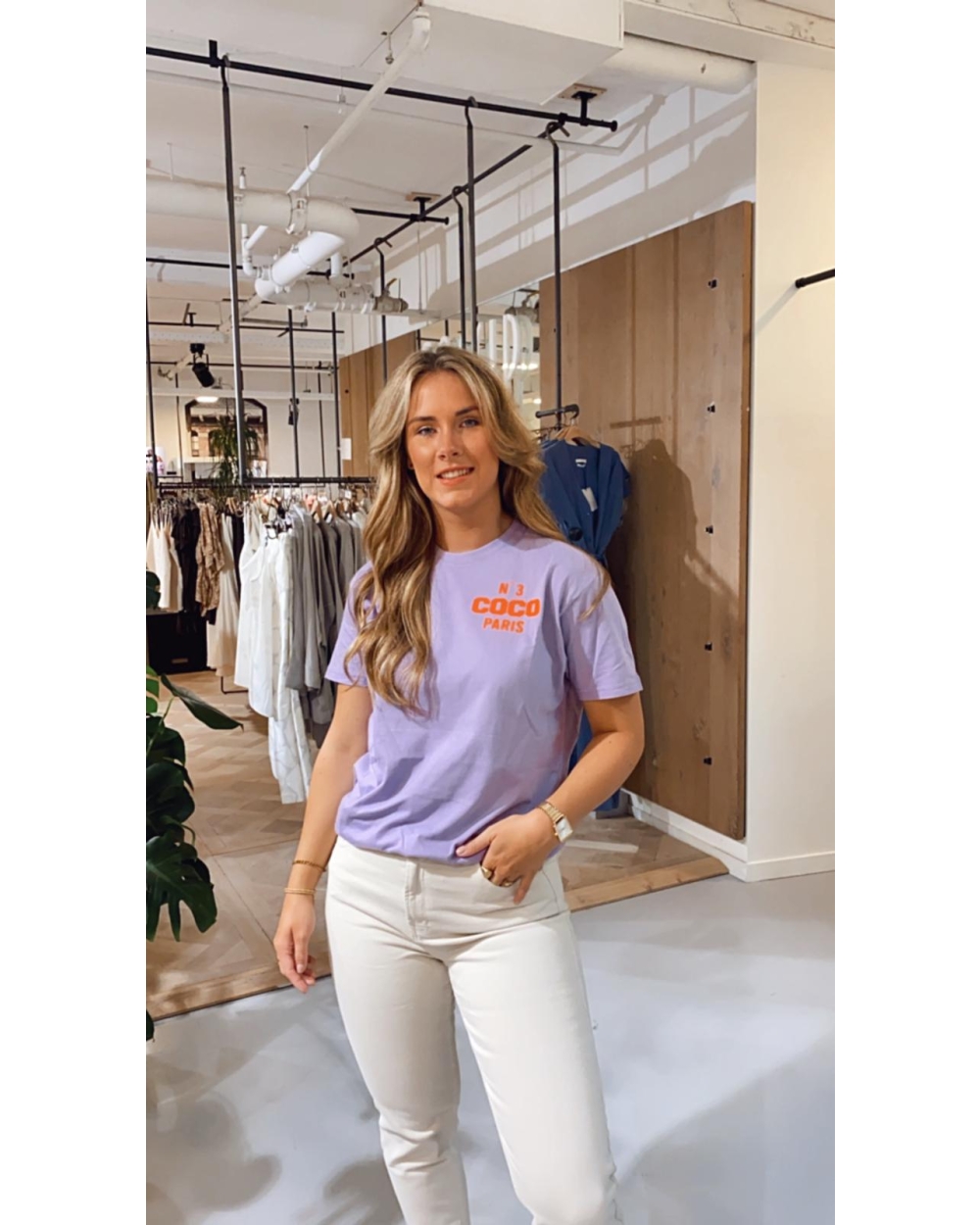 T-SHIRT COCO LILA 