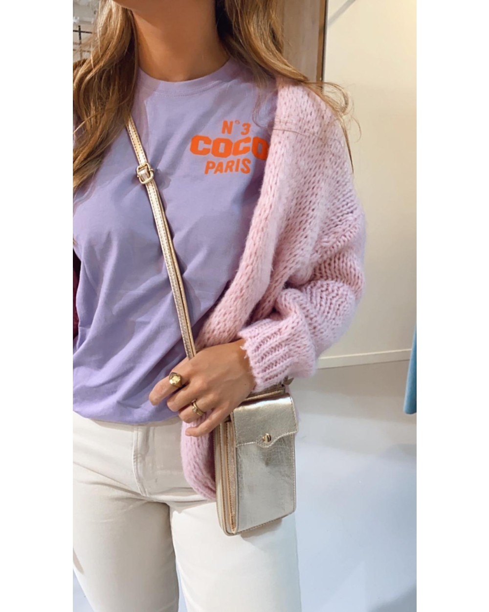 T-SHIRT COCO LILA 