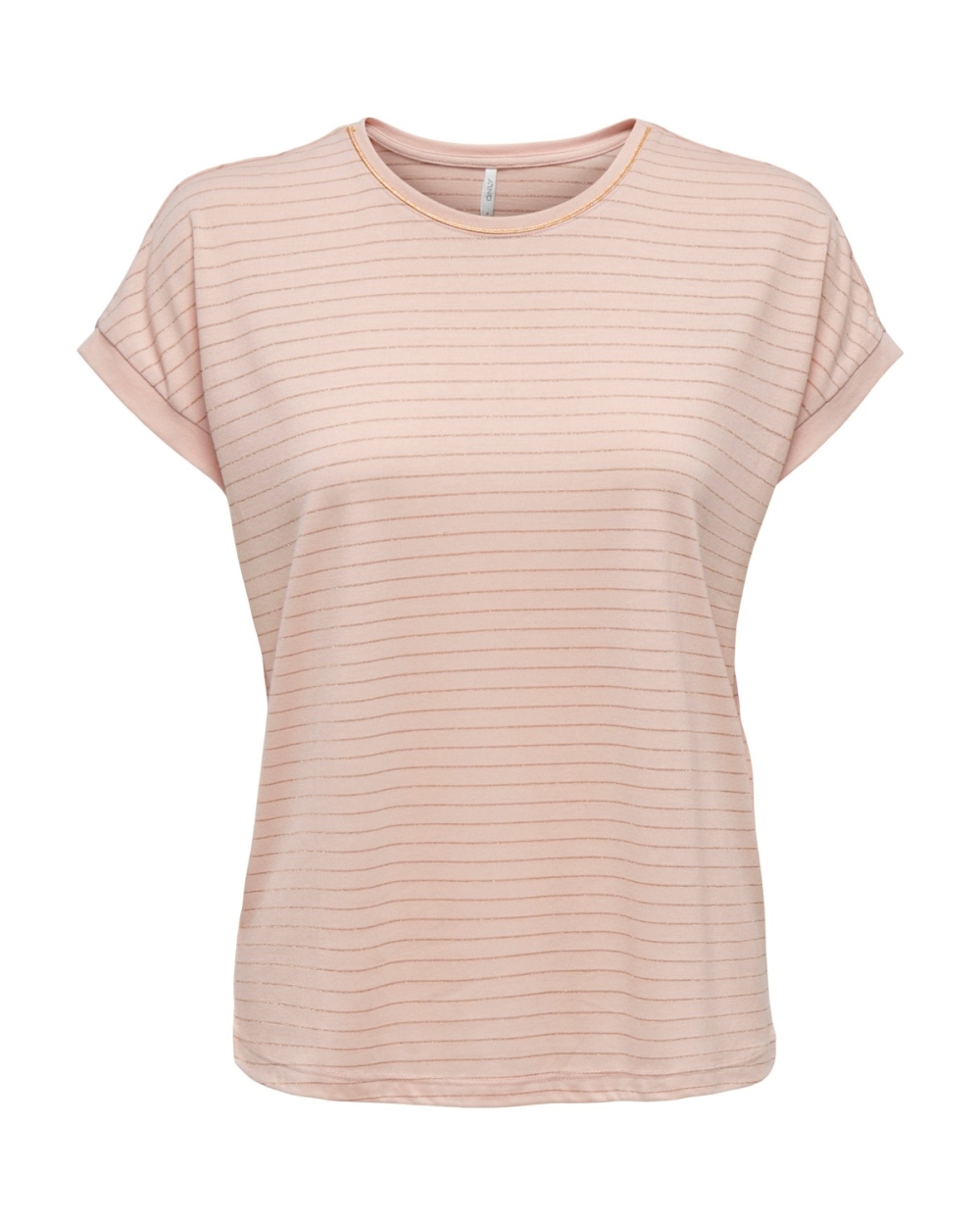 KARLA GLITTER TOP PEACH WHIP