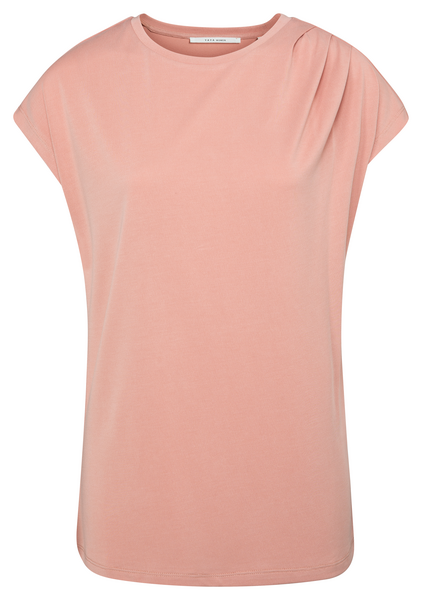 SHIRT WITH CAP SLEEVES CAMEO PINK