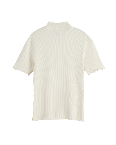 HIGH NECK TOP CRÈME