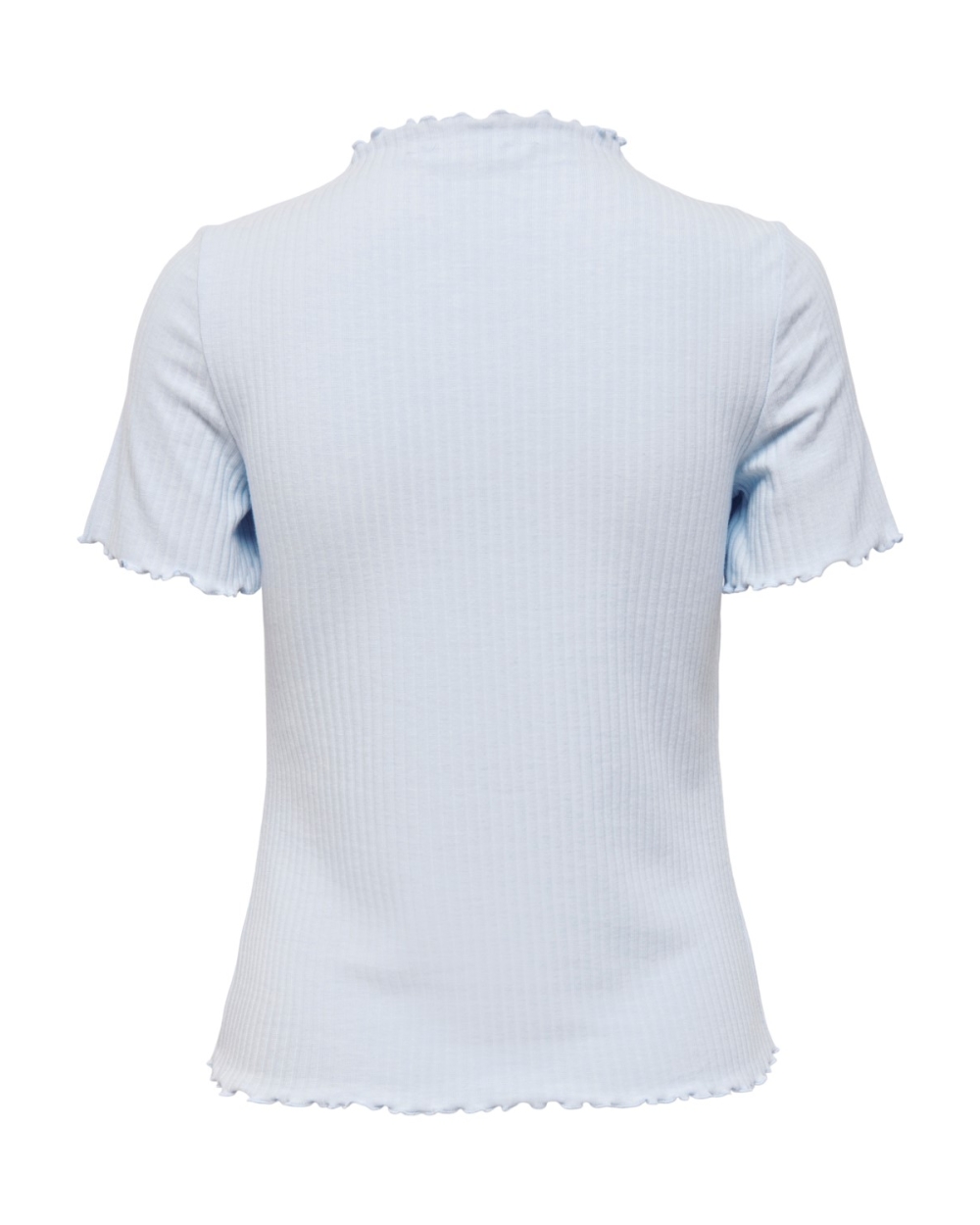 EMMA HIGH NECK TOP LICHT BLAUW