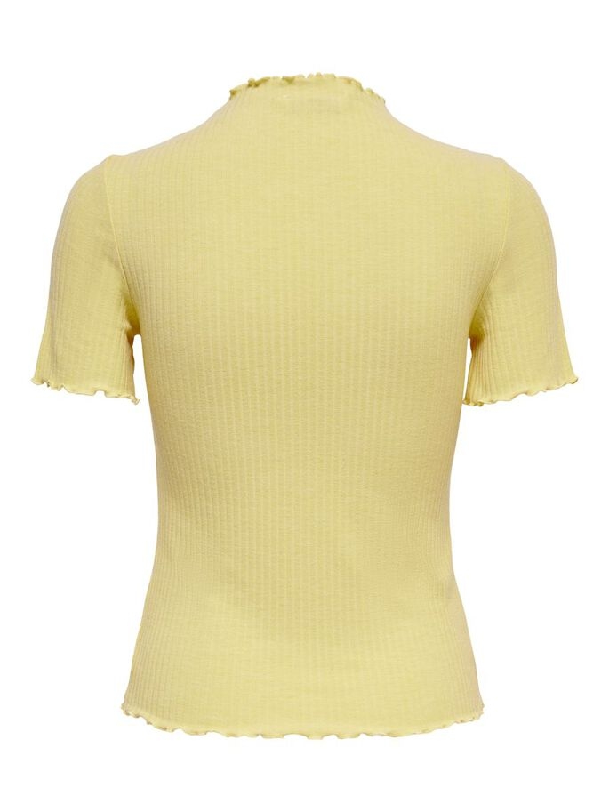 EMMA HIGH NECK TOP GEEL