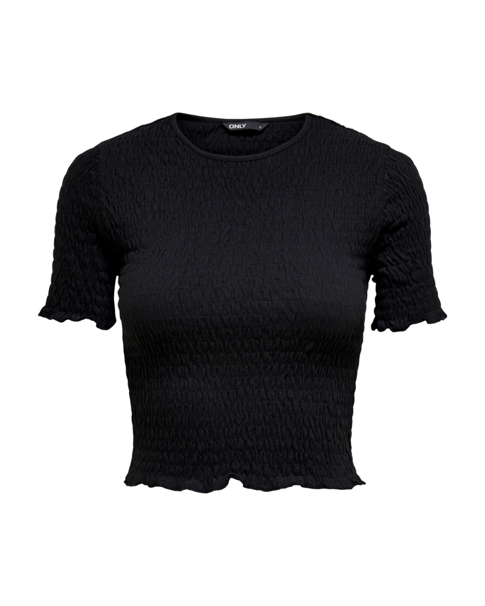 BROOKLYNN SMOCK TOP ZWART 