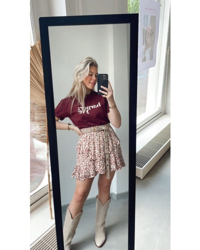 Harper & Yve HARPER & YVE T-shirts SS22P300 Bordeaux