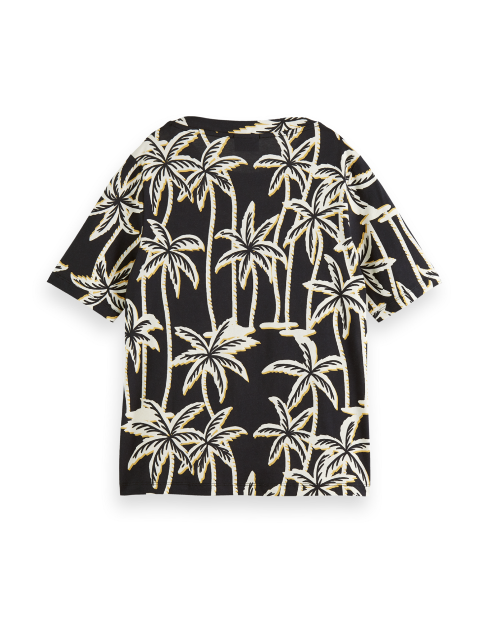 PRINTED CREW-NECK T-SHIRT IN ORGANI