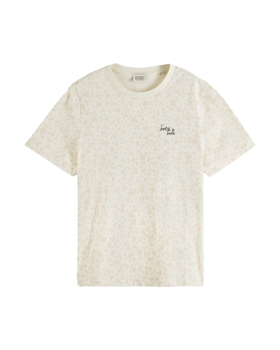 Scotch & Soda Scotch & Soda T-shirts 168863 Aged White