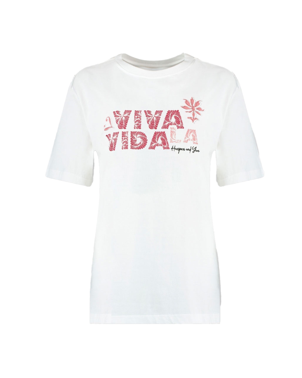 HARPER & YVE VIVA LA VIDA T-SHIRT OFF WHITE