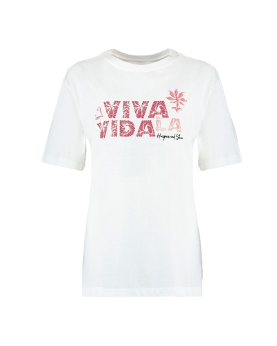 Harper & Yve HARPER & YVE T-shirts VIVA LA VIDA T-SHIRT OFF WHITE