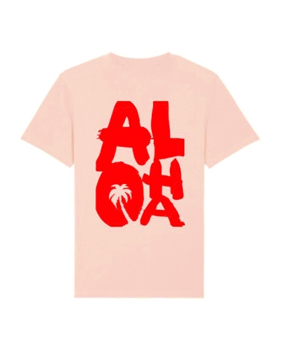 T-SHIRT ALOHA ROZE