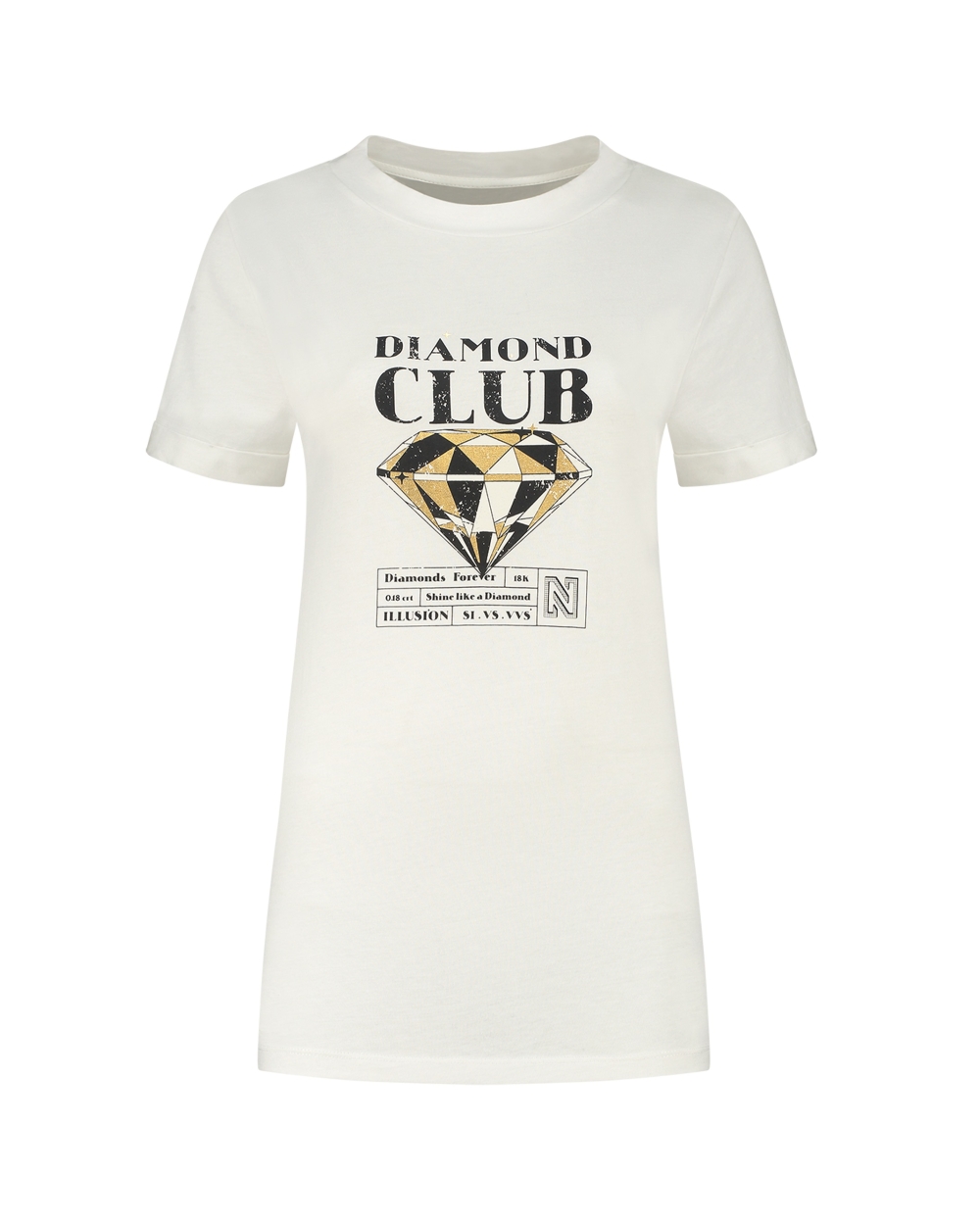 DIAMOND CLUB T-SHIRT WIT